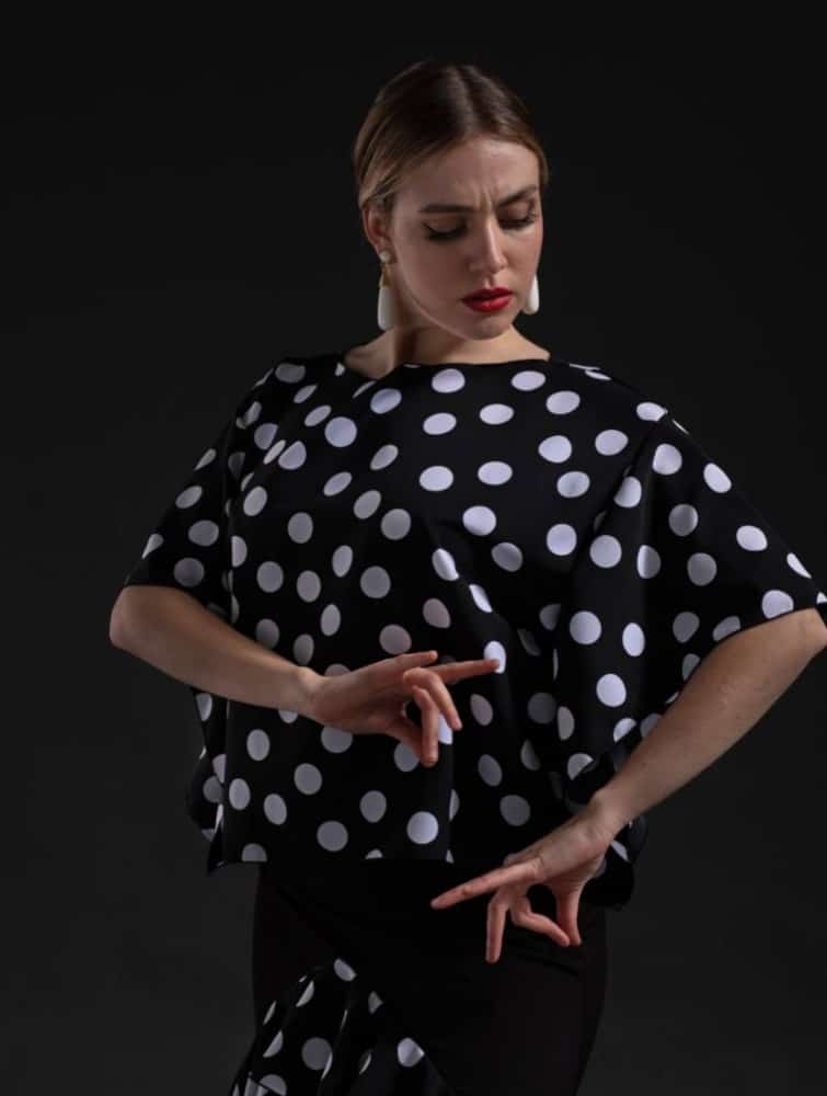 Blusa flamenca de crespón