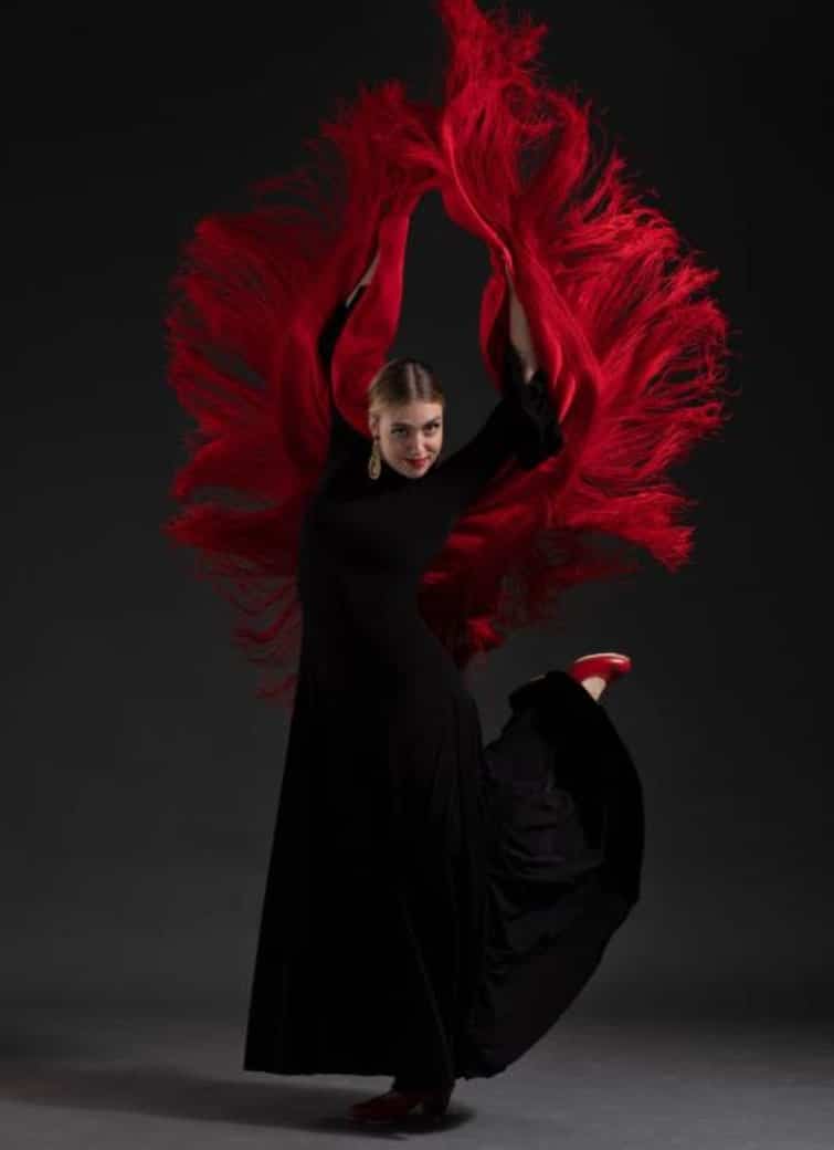 Châle flamenco XL