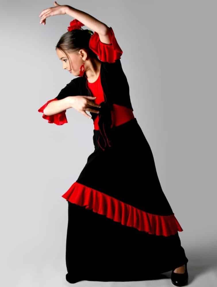 Falda de flamenco niña - Le côté danse