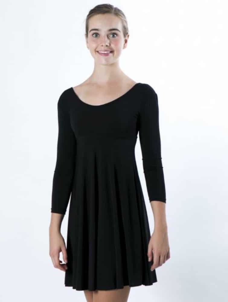 Robe en tricot extensible